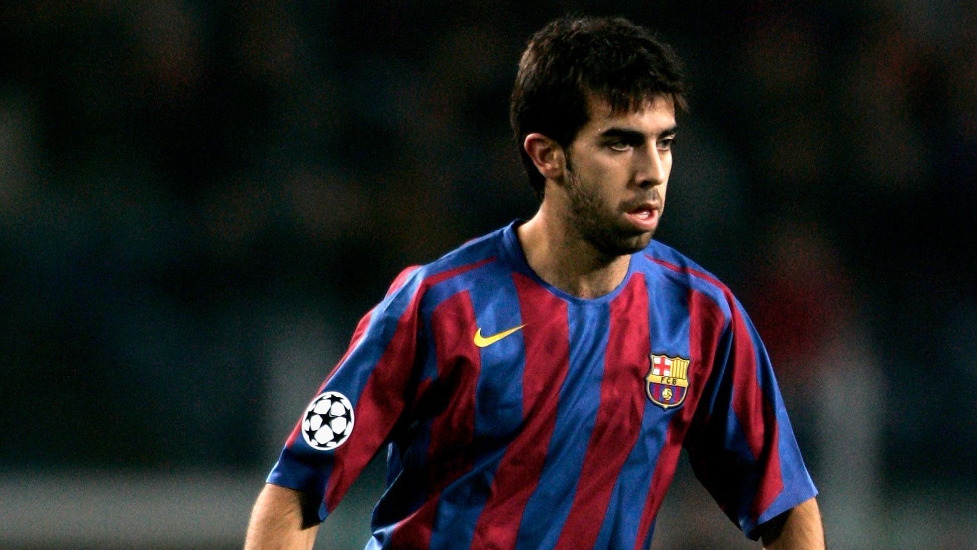 Oleguer em partida do Barcelona na Champions League • Foto: Christof Koepsel/Bongarts/Getty Images