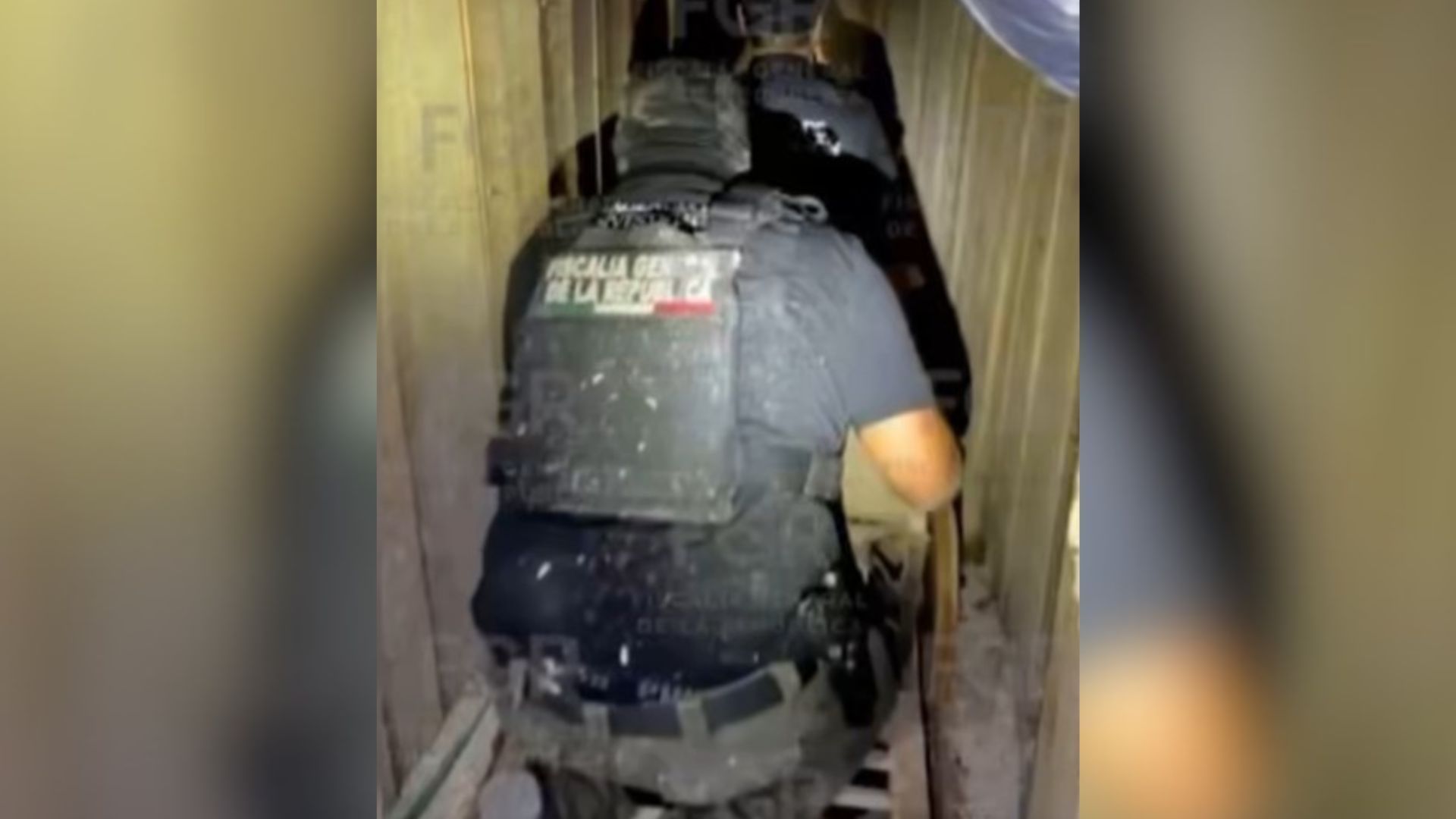 polícia do méxico encontra túnel que liga EUA ao México