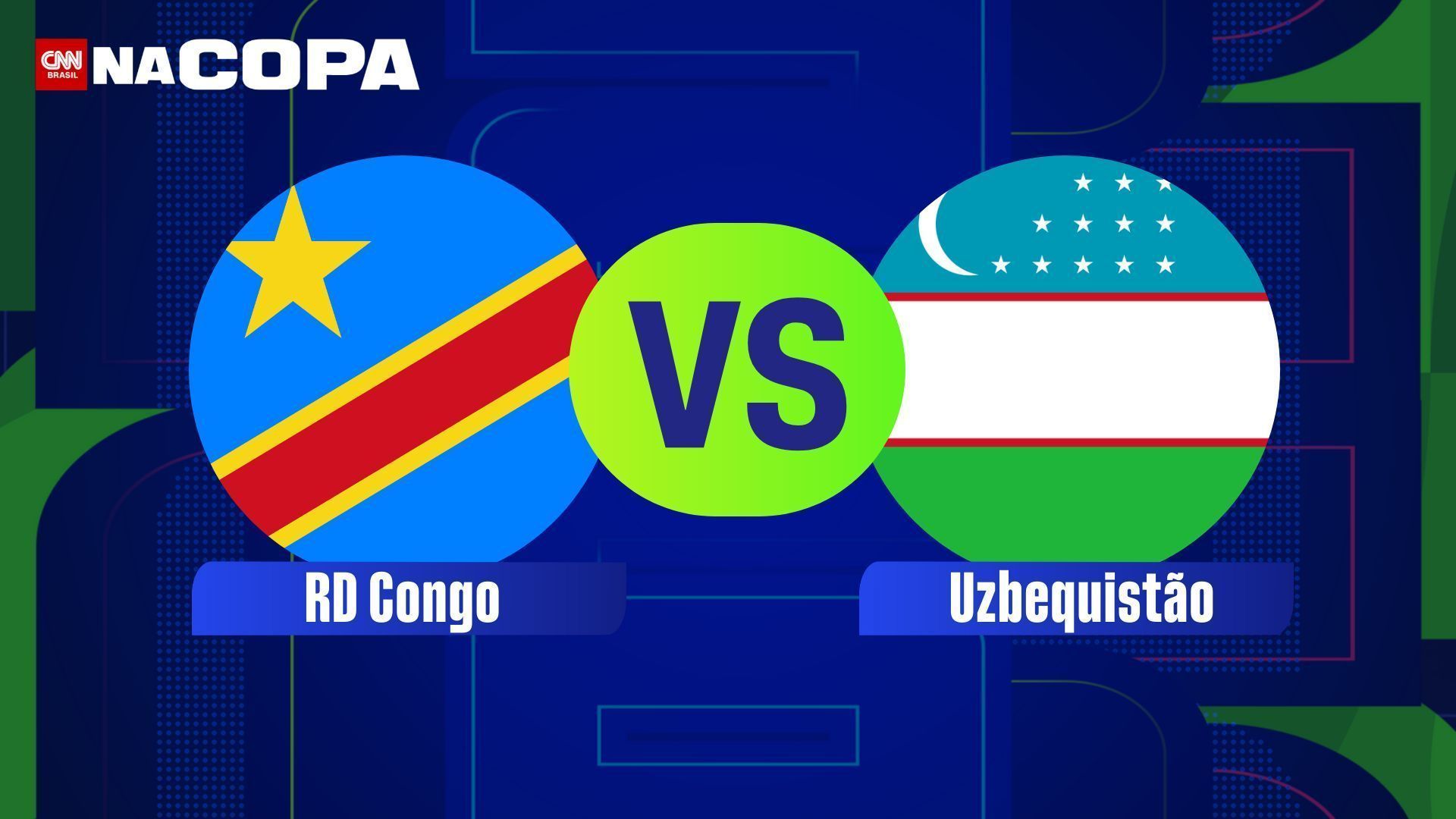 RD Congo e Uzbequistão se enfrentam pela terceira rodada da fase de grupos da Copa do Mundo; saiba horário e onde assistir