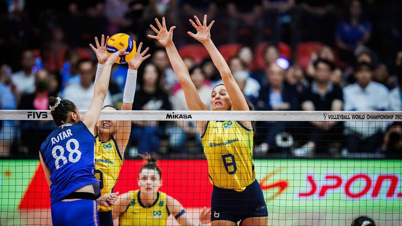 Seleção brasileira de Vôlei em quadra