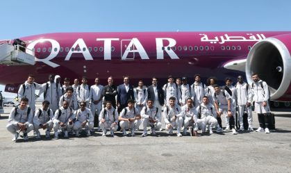 Seleção do Catar embarca rumo à Copa 2026
