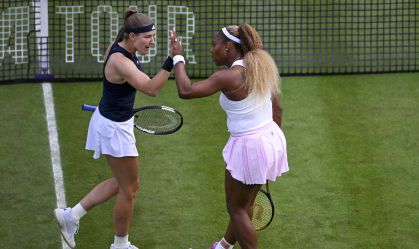Imagem de destaque do post: Serena Williams perde na estreia de duplas do WTA de Berlim
