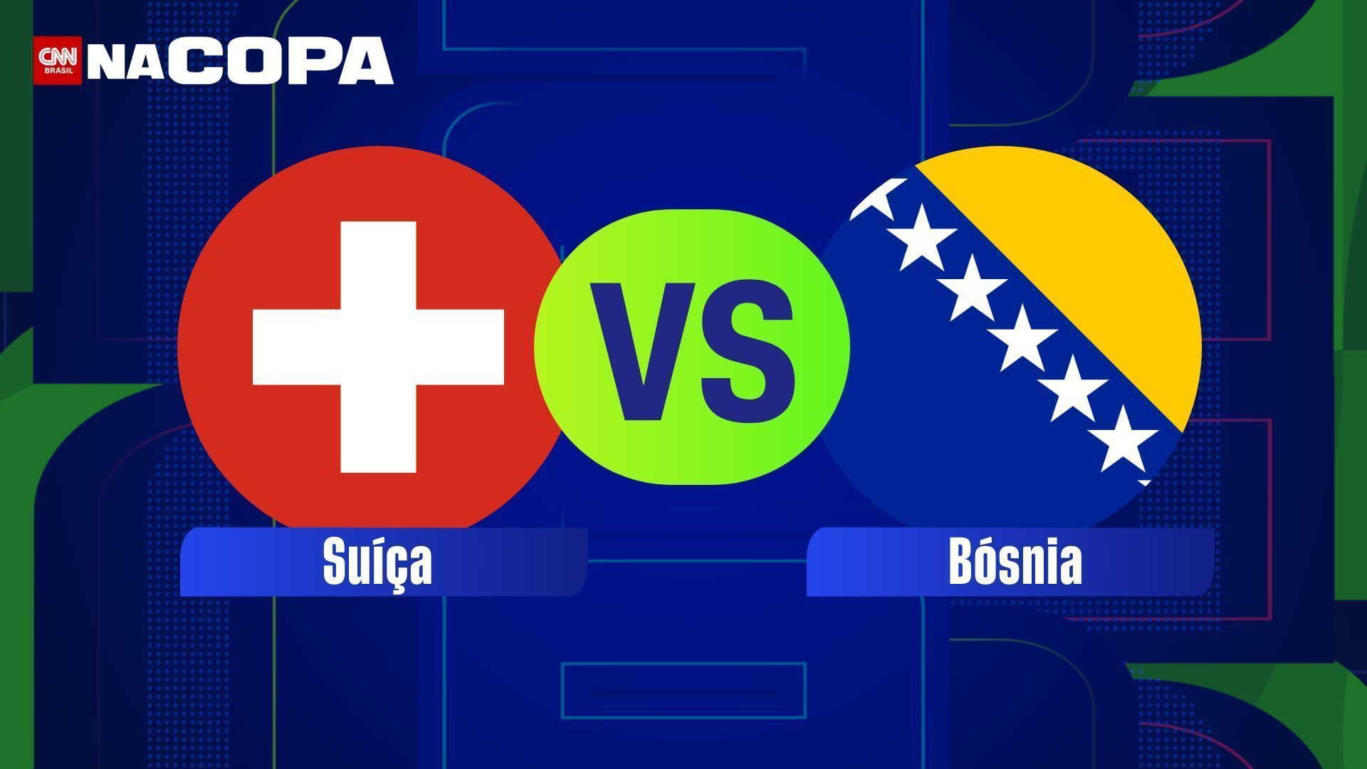 Suíça e Bósnia e Herzegovina se enfrentam pela segunda rodada da fase de grupos da Copa do Mundo; saiba horário e onde assistir