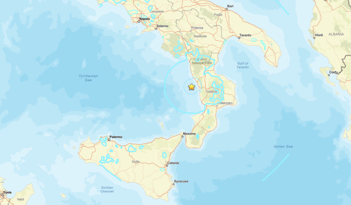 Terremoto de magnitude 6,2 atinge o sul da Itália