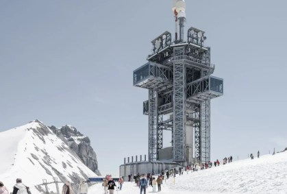 Antiga torre a 3 mil metros de altitude vira atração com mirante na Suíça
