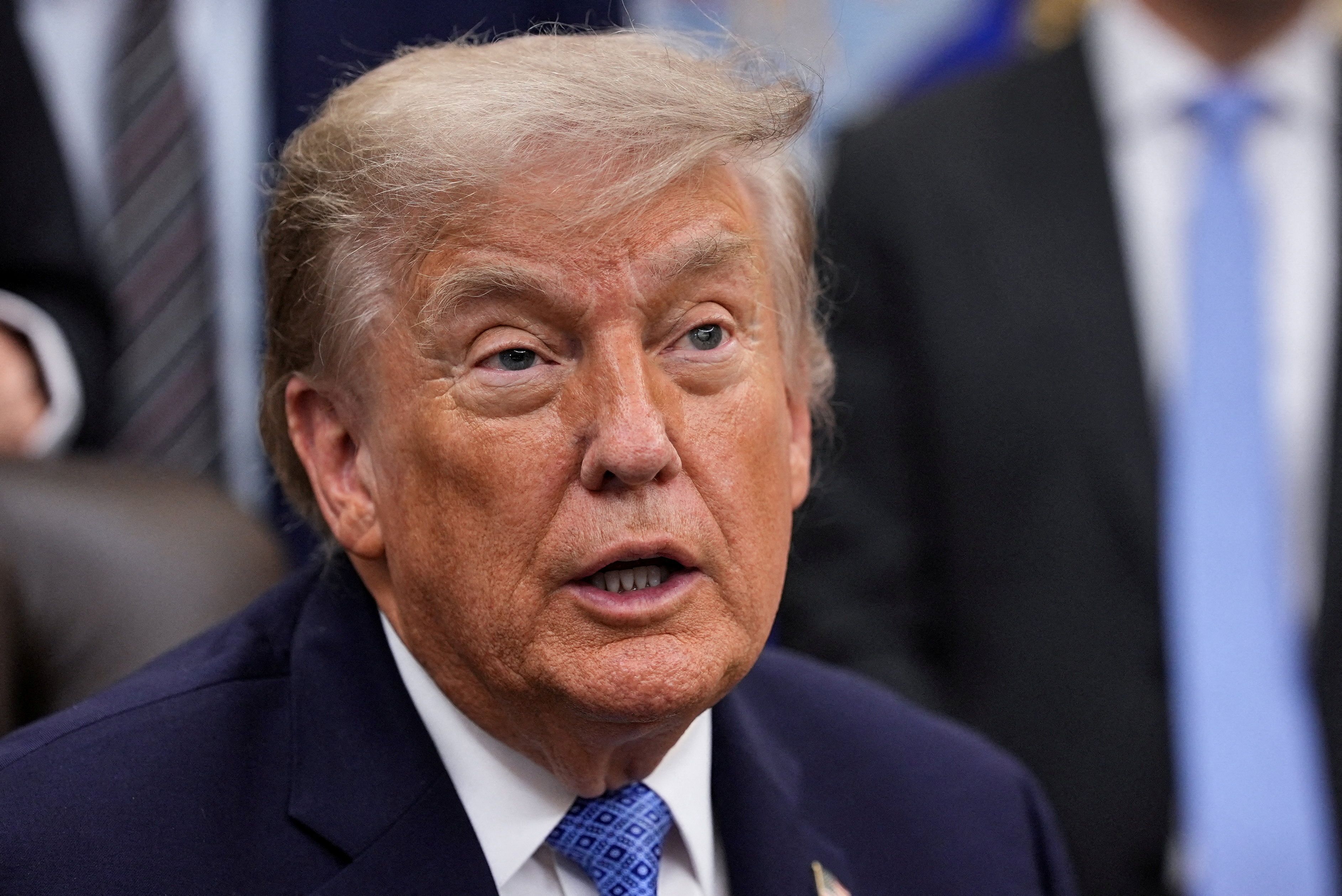 Presidente dos EUA, Donald Trump, no Salão Oval da Casa Branca, em Washington, em 26 de junho de 2026
