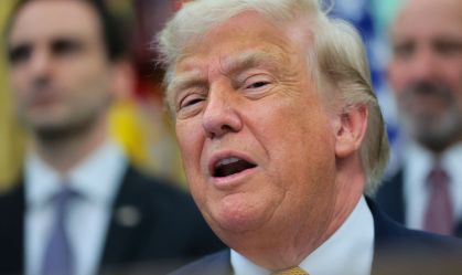Presidente dos EUA, Donald Trump, no Salão Oval da Casa Branca, em Washington, em 22 de junho de 2026