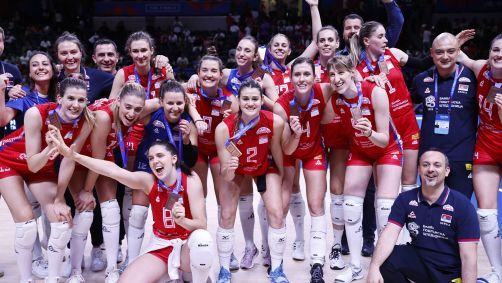 Sérvia ficou com o bronze na VNL de 2022, em Ancara, na Turquia