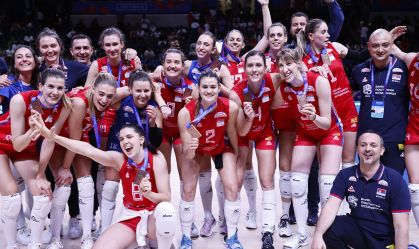 Sérvia ficou com o bronze na VNL de 2022, em Ancara, na Turquia