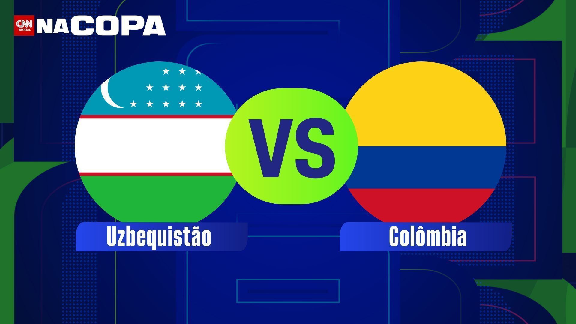 Uzbequistão e Colômbia se enfrentam pela primeira rodada da fase de grupos da Copa do Mundo; saiba horário e onde assistir