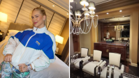 Virginia mostra quarto luxuoso em hotel nos EUA: "É um apartamento"