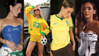 Biancardi e outras esposas de jogadores mostram look para 3º jogo da Copa