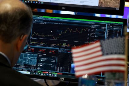 Operador na bolsa de Nova York em 1º de junho de 2026