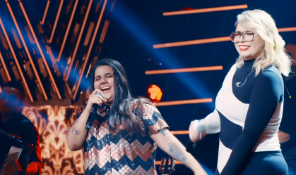 Yasmin Santos e Marília Mendonça gravaram o sucesso "Para, Pensa e Volta"