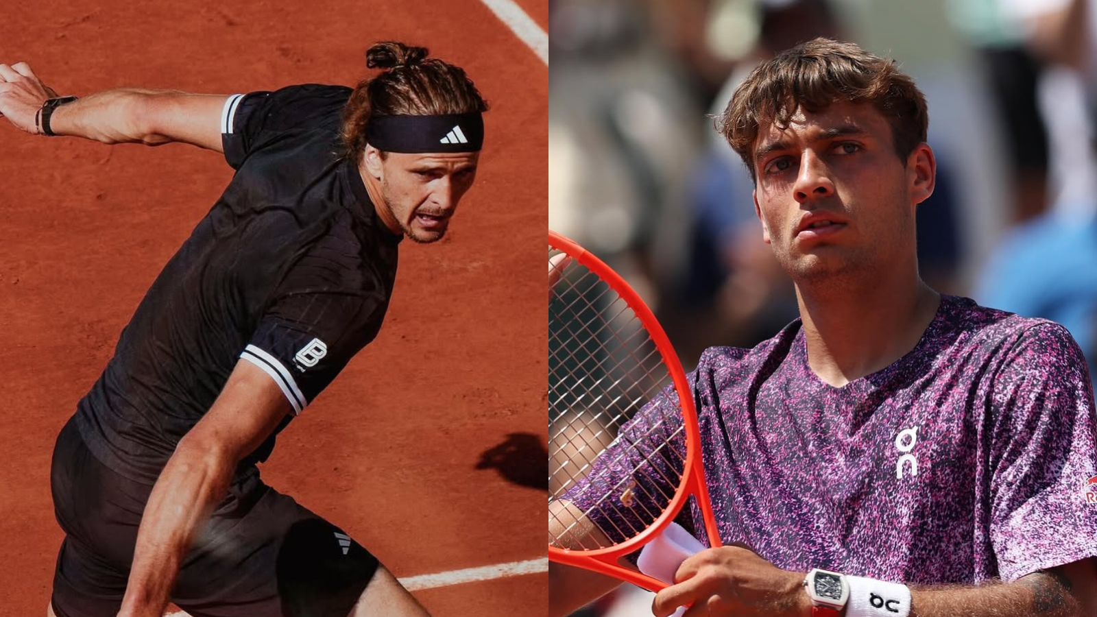 Alexander Zverev e Flavio Cobolli, finalistas de Roland Garros de 2026