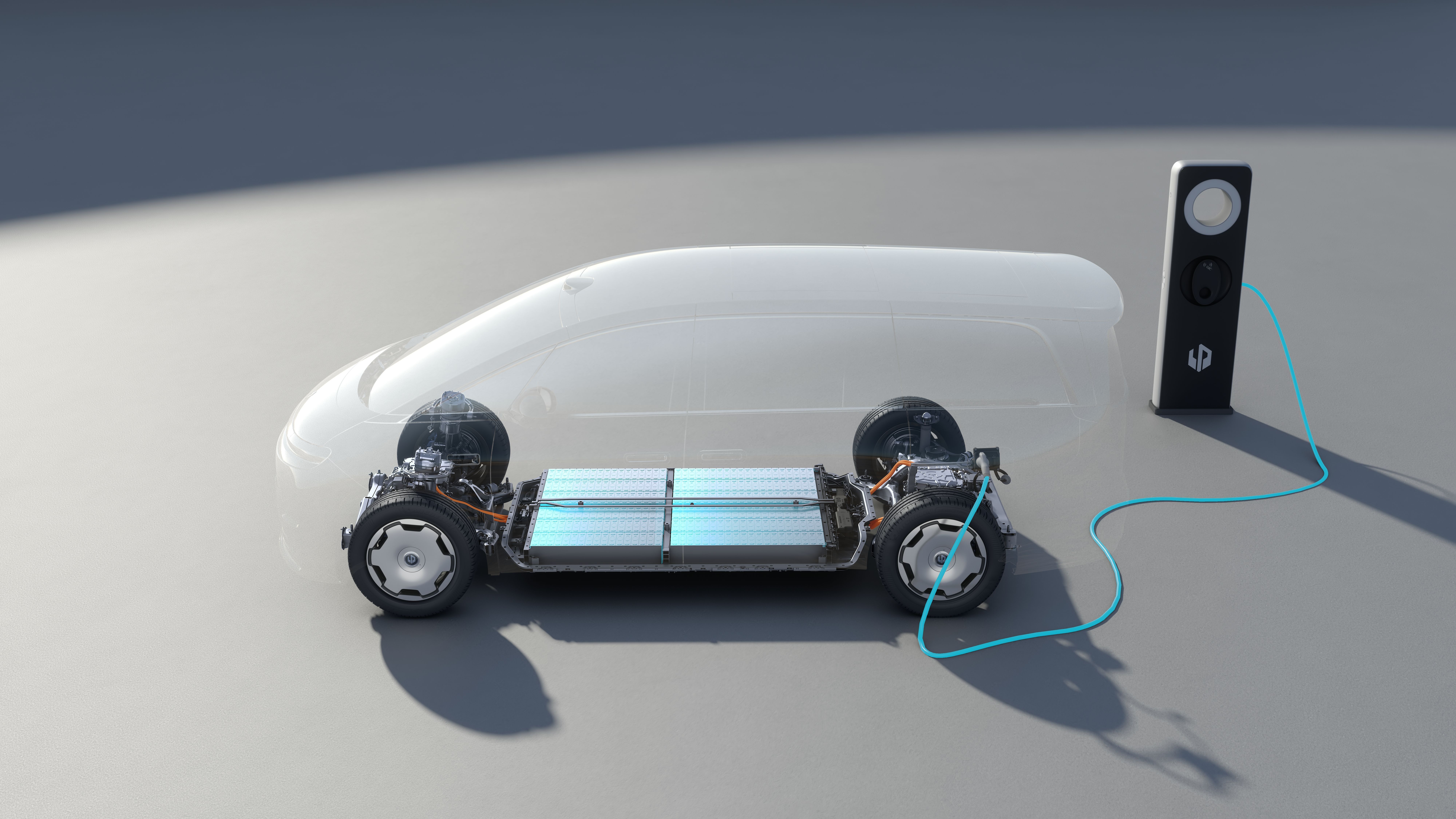 Estrutura cell-to-chassis, na nova Leapmotor D99 • Divulgação / Leapmotor