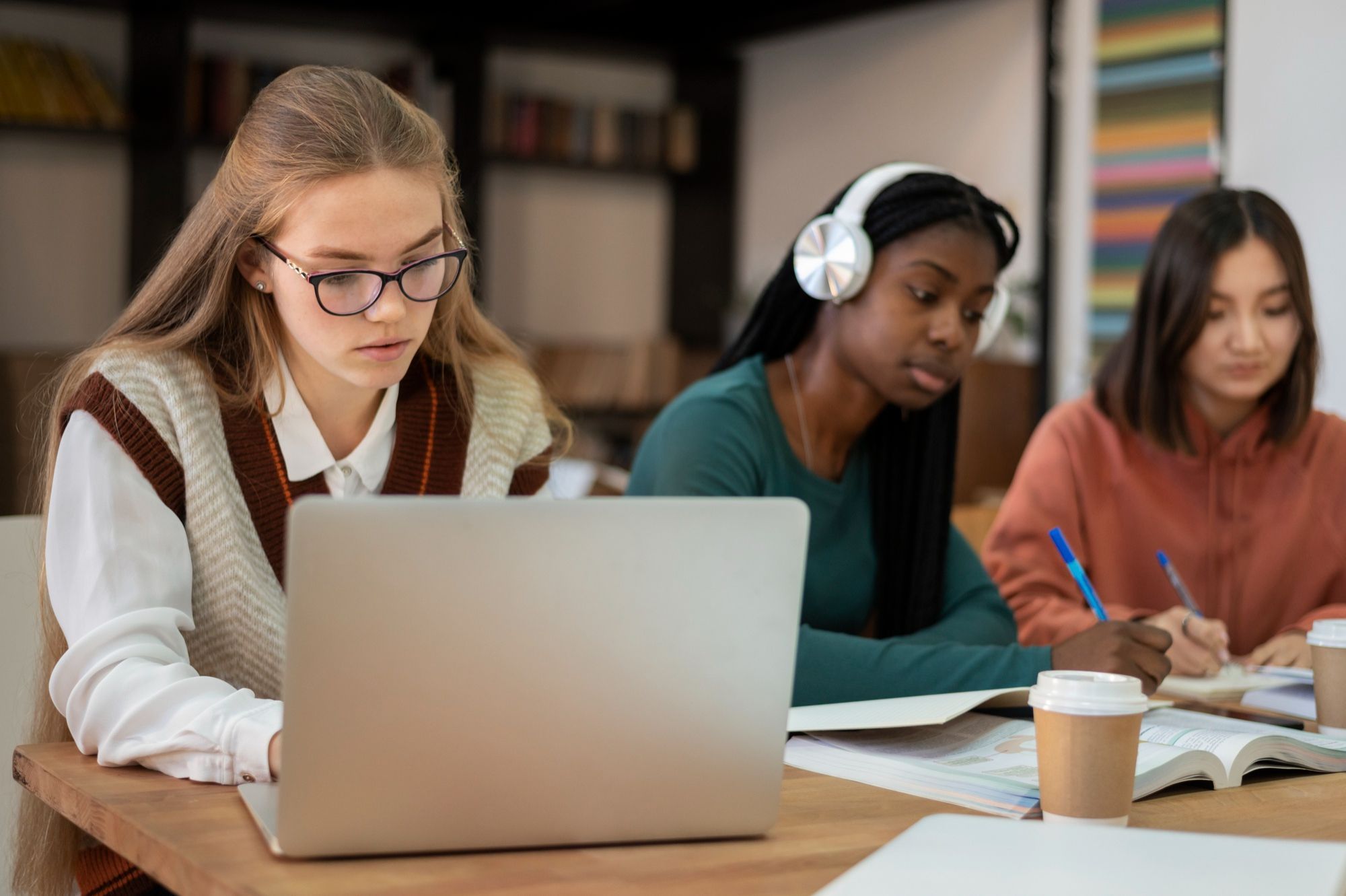 colegas-estudando-juntos-com-laptops-e-cadernos