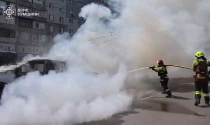 Ukraine emergency services release video showing devastating aftermath of Russian strike on Sumy