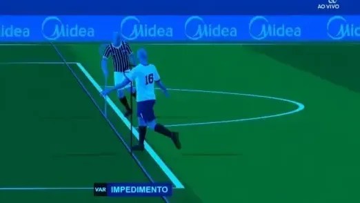 Semiautomático anula gol em Bahia x Corinthians