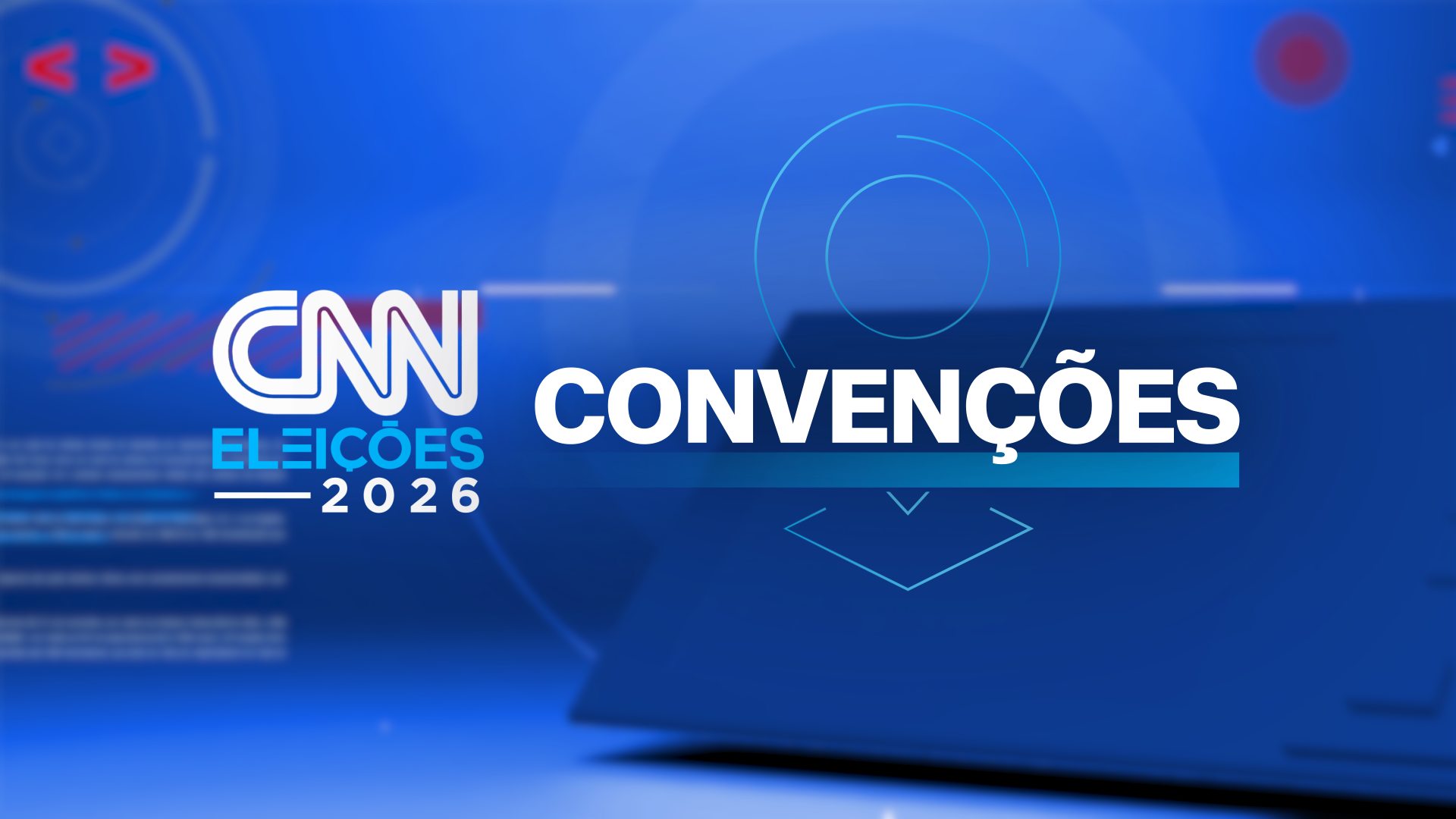 Logo do programa especial CNN Eleições - Convenções