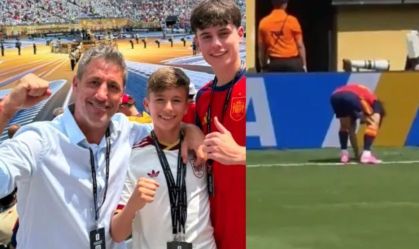 Imagem de destaque do post: Cucurella enterra moeda e repete superstição da Espanha campeã de 2010