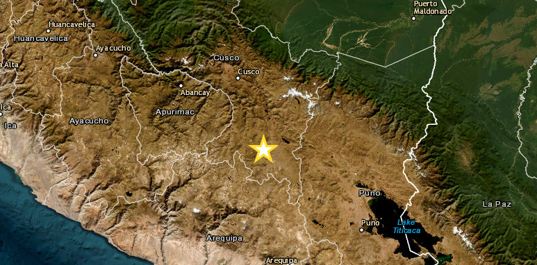 Terremoto de magnitude 5,5 atinge o centro do Peru