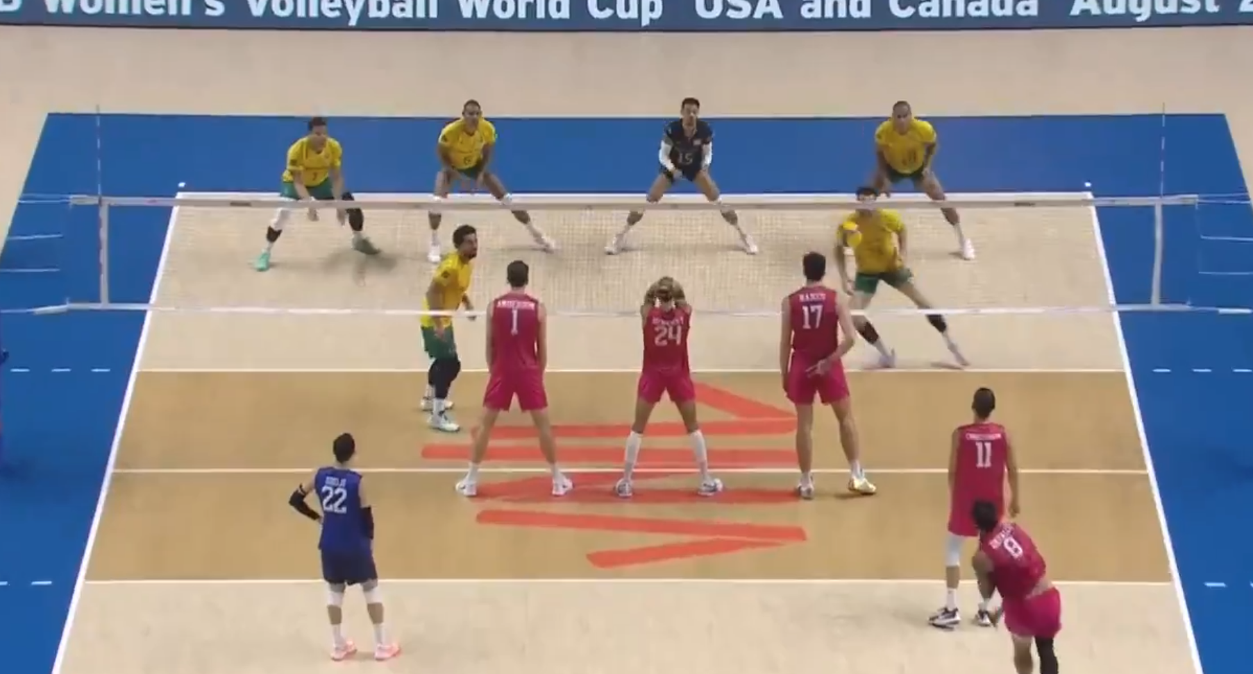 Seleção Brasileira perde para os EUA na VNL