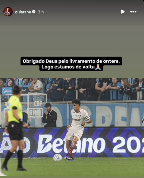 Guilherme Arana nas redes sociais • @guiarana