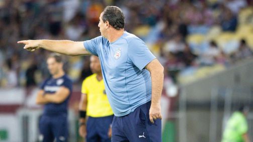 Rogério Ceni durante partida do Bahia contra o Fluminense