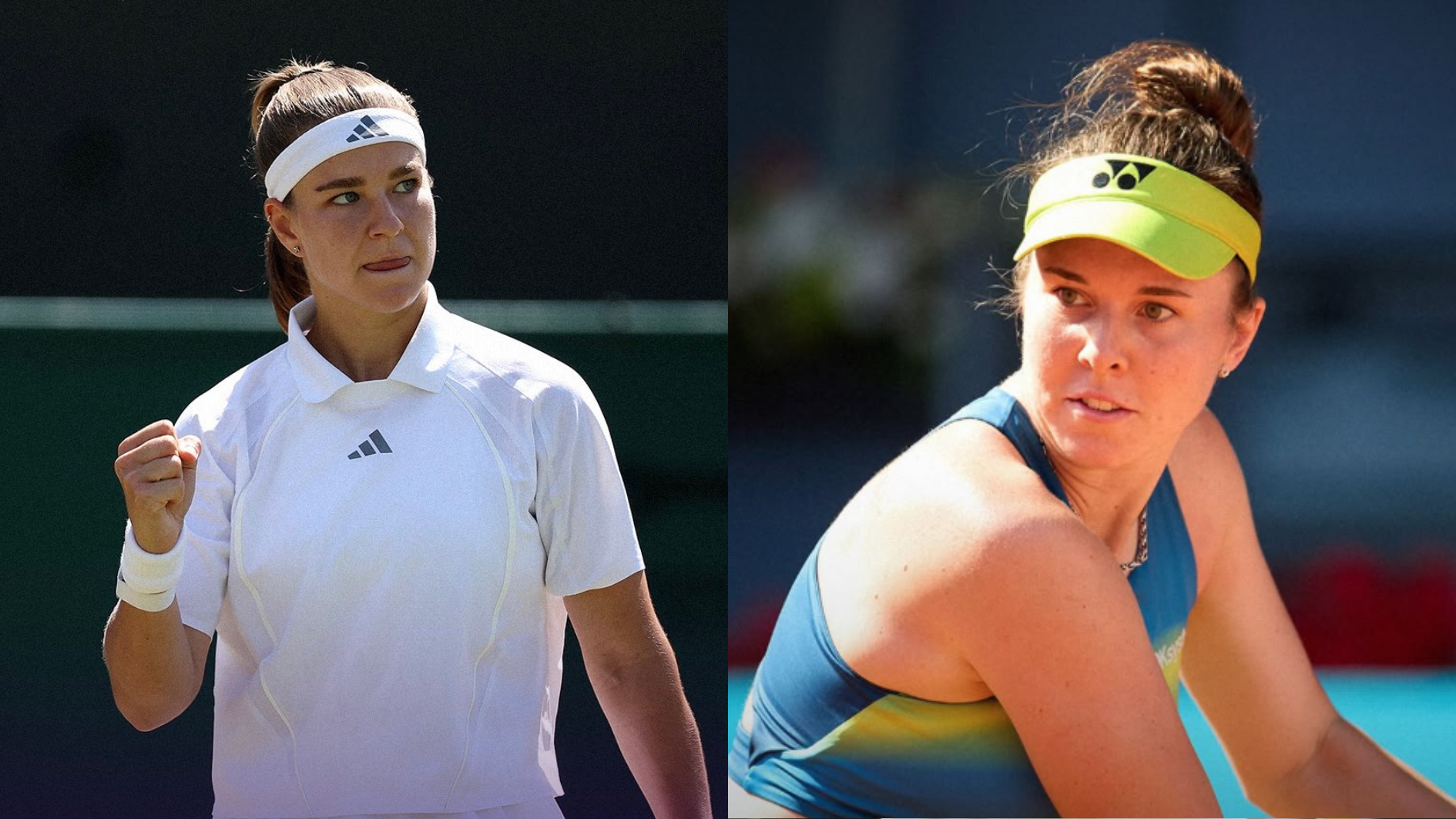 Karolína Muchová e Linda Nosková se enfrentam na final de Wimbledon