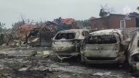 Imagem vinculada ao feed original: Ataque russo em Kharkiv mata mulher e fere 12 pessoas, dizem autoridades