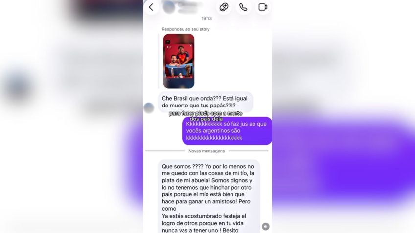 Uma argentina teria encontrado o perfil de seus sobrinhos • Reprodução