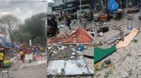 Barracas de ambulantes são destruídas por ventos no Rio de Janeiro