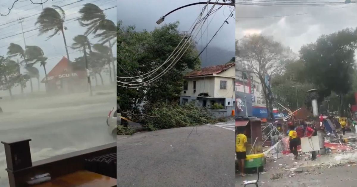 Ventos fortes causam 5 mortes em São Paulo e Rio de Janeiro