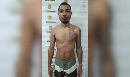Imagem de destaque do post: Gerente de facção é preso após perseguição em vielas em Vitória (ES)