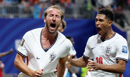 Comemoração de Harry Kane após gol de empate contra RD Congo