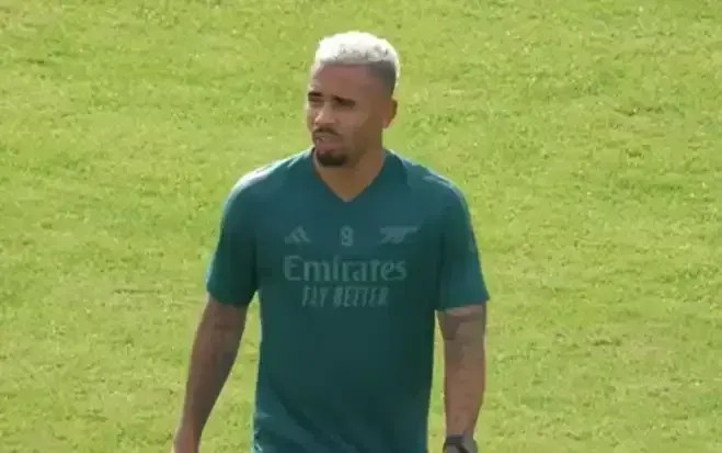 Gabriel Jesus faz preparação no Palmeiras