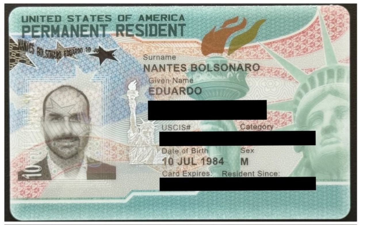 Green Card_Eduardo Bolsonaro