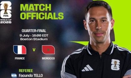 Imagem de destaque do post: Fifa causa polêmica com arbitragem 100% argentina para França x Marrocos
