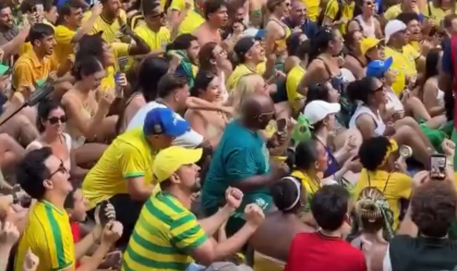 Imagem de destaque do post: Copa do Mundo: brasileiros transformam remada viking em "créu" nos EUA