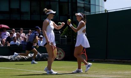 Luisa Stefani e Dabrowski em Wimbledon