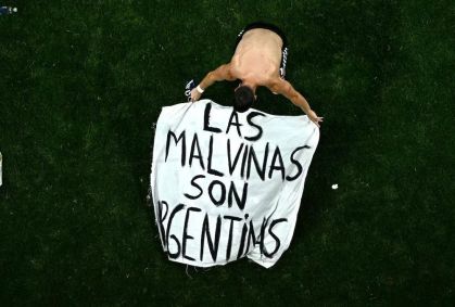 Argentinos do Tigre repetem ato político por Malvinas