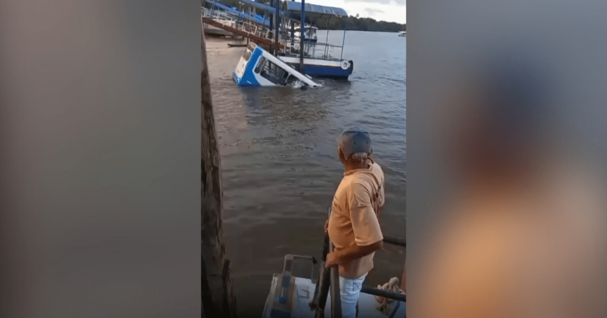 MP abre inquérito para investigar motivo de queda de ônibus em rio no Pará