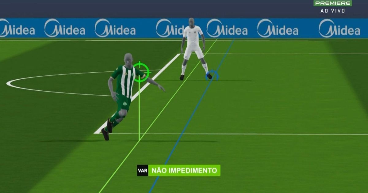 Impedimento semiautomático é usado pela 1ª vez no Brasileirão