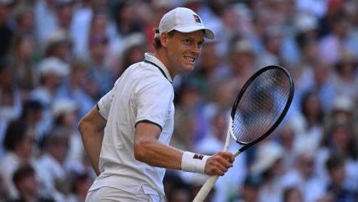 Jannik Sinner durante final de Wimbledon