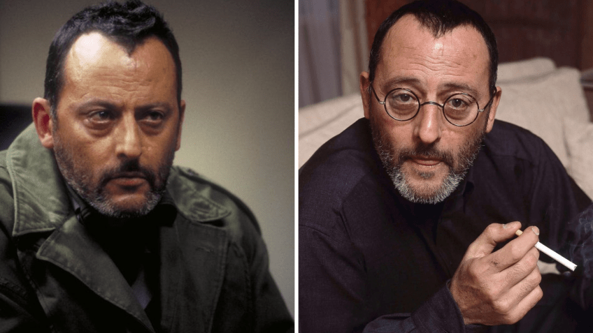 Jean Reno antes e depois • Divulgação e Reprodução/Instagram Jean Reno