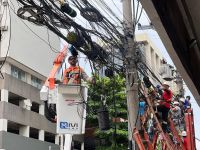Distribuidoras retiraram 2 mil toneladas de cabos irregulares em 2025