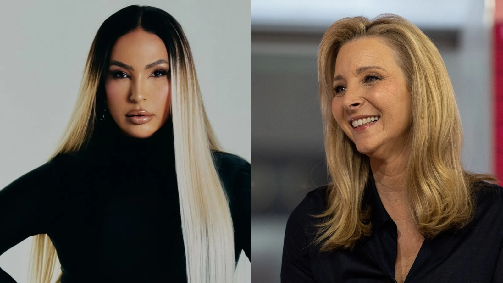 Internautas comparam Valesca Popuzuda à Lisa Kudrow, atriz de "Friends" • Instagram/Valesca Popozuda/Nathan Congleton/NBC via Getty Images