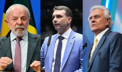 Lula, Flávio e Caiado
