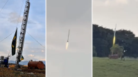 Brasil lança primeiro foguete movido a propulsão líquida; veja imagens